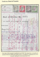 Orange River Colony Revenue 1907 KEVII's On Deed Of Transfer - Oranje Vrijstaat (1868-1909)