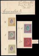 Orange River Colony Revenue 1905 KEVII Colour Trials Appendix A - Orange Free State (1868-1909)