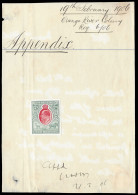 Orange River Colony Revenue 1906 KEVII Colour Appendix New 2/- - Orange Free State (1868-1909)