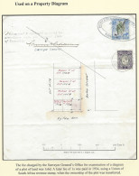 Orange River Colony Revenue 1904 KEVII 1/6 Property Diagram Fee - Oranje Vrijstaat (1868-1909)