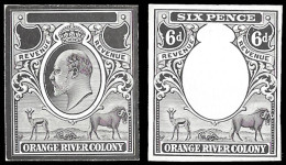 Orange River Colony Revenue 1903 KEVII Primary / Secondary Dies - Oranje Vrijstaat (1868-1909)