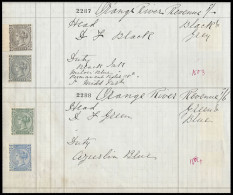 Orange River Colony Revenue 1903 KEVII De La Rue Ink Recipes 1/- - Orange Free State (1868-1909)