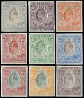 Orange River Colony Revenue 1902 KEVII Imperf Colour Trial Array - Orange Free State (1868-1909)