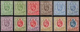 Orange River Colony 1903 KEVII ½d - 5/- Set VF/M, Shades - Oranje-Freistaat (1868-1909)