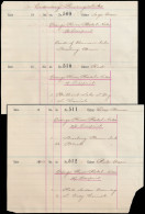 Orange River Colony 1903 De La Rue Postal Note Ink Recipes - Oranje Vrijstaat (1868-1909)