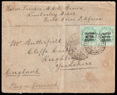 Orange River Colony 1902 Kimberley Horse Soldiers Letter - État Libre D'Orange (1868-1909)