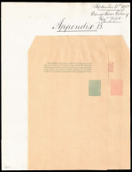 Orange River Colony 1901 KEVII Newspaper Wrapper Appendix Proof - Oranje-Freistaat (1868-1909)