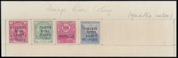 Orange River Colony 1900 Ovpts On Cape Receiving Authority Set - Orange Free State (1868-1909)