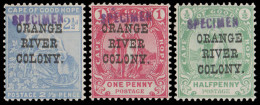 Orange River Colony 1900 Ovpts On Cape, Tunisian Specimen Set - Oranje Vrijstaat (1868-1909)