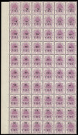 Orange Free State Telegraphs 1900 1d Pane Shifts Mix Stop Offset - Oranje Vrijstaat (1868-1909)