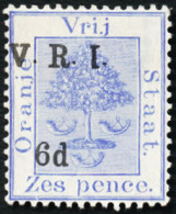 Orange Free State 1900 VRI SG130 6d Inverted "1" For "I" F/M - État Libre D'Orange (1868-1909)