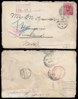Orange Free State 1906 Unclaimed Letter To New Zealand - État Libre D'Orange (1868-1909)