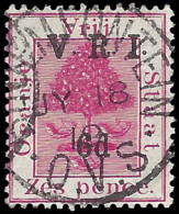 Orange Free State 1900 VRI SG129 6d Carmine, Thick "V" Overprint - Oranje Vrijstaat (1868-1909)