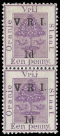 Orange Free State 1900 VRI SG124 1d Inverted "1" For "I" - Estado Libre De Orange (1868-1909)