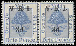 Orange Free State 1900 VRI SG128 3d Inverted "1" For "I" - Stato Libero Dell'Orange (1868-1909)