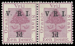 Orange Free State 1900 VRI SG113 1d Space Between "V" & "R" F/M - Stato Libero Dell'Orange (1868-1909)