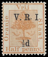 Orange Free State 1900 VRI SG112 ½d Small "½" Etc - Estado Libre De Orange (1868-1909)