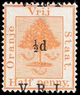 Orange Free State 1900 VRI SG112 ½d Vertically Transposed - État Libre D'Orange (1868-1909)