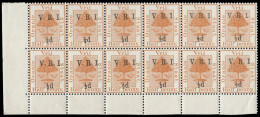 Orange Free State 1900 VRI SG112 ½d Block, Broken "I" - Oranje Vrijstaat (1868-1909)