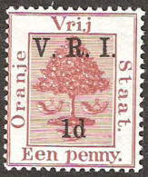 Orange Free State 1900 VRI SG102 1d Error Of Colour VF/M  - Oranje Vrijstaat (1868-1909)