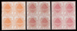 Orange Free State 1868 Rare 6d Orange Tree Colour Trials - État Libre D'Orange (1868-1909)