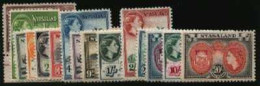 Nyasaland 1953 QEII Set VF/M  - Nyassaland (1907-1953)