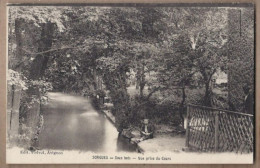 CPA 84 - SORGUES - Sous-Bois - Vue Prise Du Cours - TB PLAN Cours D'eau Passerelle + Petite Animation Garçon - Sorgues