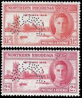 Northern Rhodesia 1946 KGVI Victory Specimens UM  - Northern Rhodesia (...-1963)