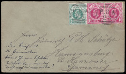 Natal 1907 Lilienthal POA 23 On Cover To Germany - Natal (1857-1909)