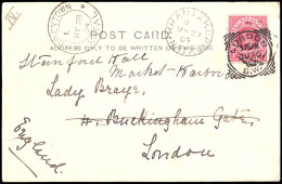 Natal 1904 Postcard Krantzkop To London - Natal (1857-1909)