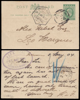Natal 1904 KEVII ½d Postcard From Ndumu With POA 76 - Natal (1857-1909)