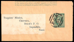 Natal 1903 Marian Hill POA 51 On Wrapper To Impendhle - Natal (1857-1909)