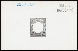 Natal 1902 KEVII 2/6 Postage Revenue Die Proof BH 28 Jan 02 - Natal (1857-1909)