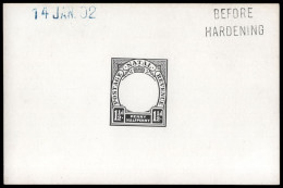 Natal 1902 KEVII 1Â½d Postage Revenue Die Proof BH 14 Jan - Natal (1857-1909)