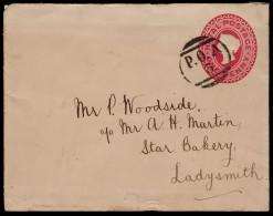 Natal 1901 Russell Street POA 3 Canceller On 1d Envelope - Natal (1857-1909)