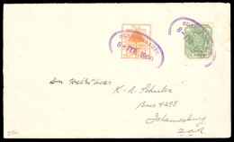 Natal 1900 Rare Elandslaagte Ovals On Cover - Natal (1857-1909)