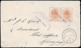Natal 1900 Rare Elandslaagte Ovals With OFS Franking - Natal (1857-1909)