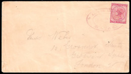 Natal 1900 Rare Elandslaagte Ovals Temporary Datestamp - Natal (1857-1909)