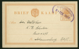 Natal 1900 Rare Elandslaagte Oval OFS Card - Natal (1857-1909)