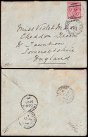 Natal 1900 POA 107 On Letter Franked QV 1d  - Natal (1857-1909)