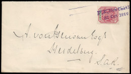 Natal 1899 P K Newcastle Cover - Natal (1857-1909)