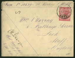 Natal 1896 Soldier's Letter 1d Rate - Natal (1857-1909)