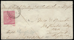 Natal 1885 Soldier's Letter Sergt Reilly 2nd So Lancs Regt - Natal (1857-1909)