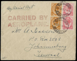 South Africa 1920 Handley Page Flight Cover, Rare - Luftpost