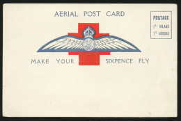 South Africa 1918 Scarce Unused Large Wings Flight Card - Luchtpost