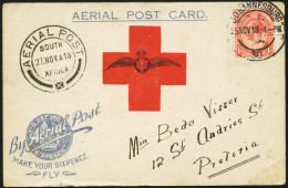 South Africa 1918 Pretoria Flight Card - Airmail