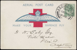 South Africa 1918 Cape Town First Flight Card - Poste Aérienne