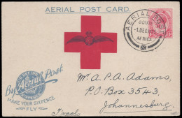 South Africa 1918 Benoni Flight Card, Superb - Posta Aerea