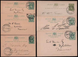 South Africa 1910 Interprovincial Use Edwardian Stationery Cards - Ohne Zuordnung