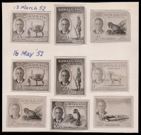 Somaliland 1952/3 KGVI Bradbury Record Book Photo-Essays, Unique - Somaliland (Protectorat ...-1959)